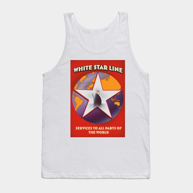 White Star line Shipping commercial Tank Top by nickemporium1